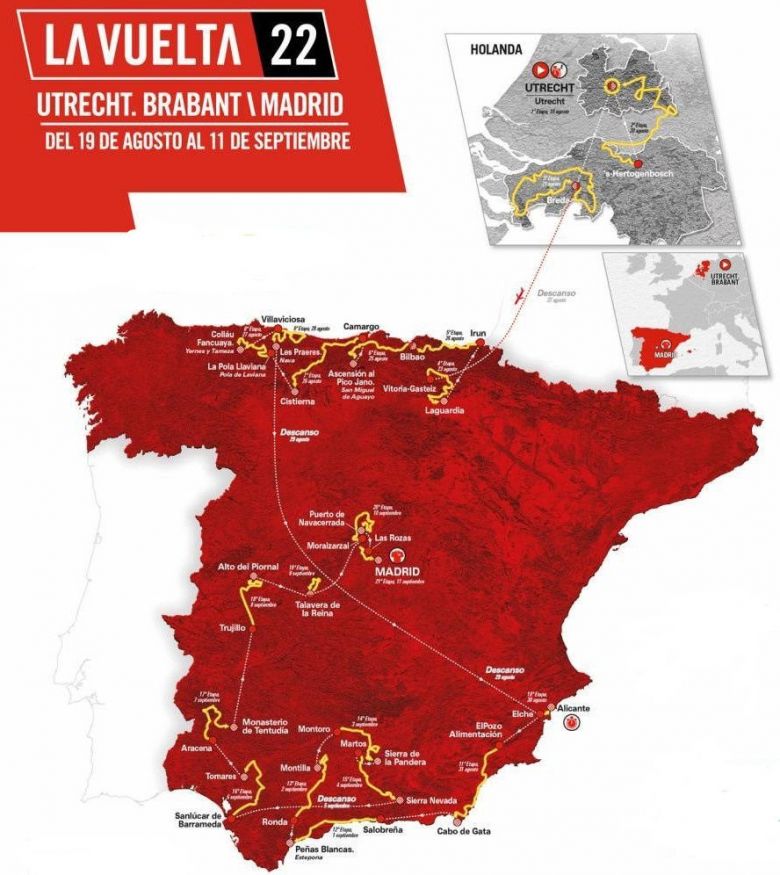 Tour d'Espagne Tout savoir sur La Vuelta... la 77e édition dès
