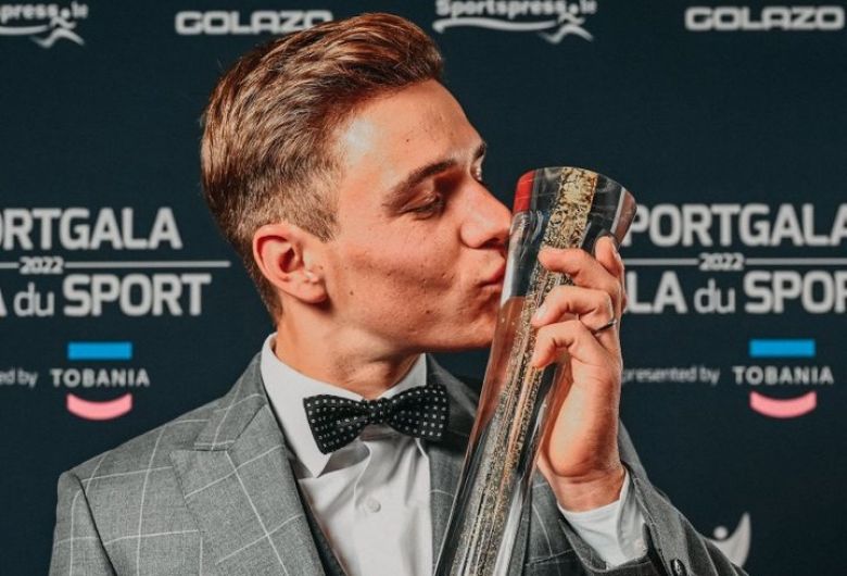 Remco Evenepoel è stato riconosciuto come lo sportivo belga dell’anno