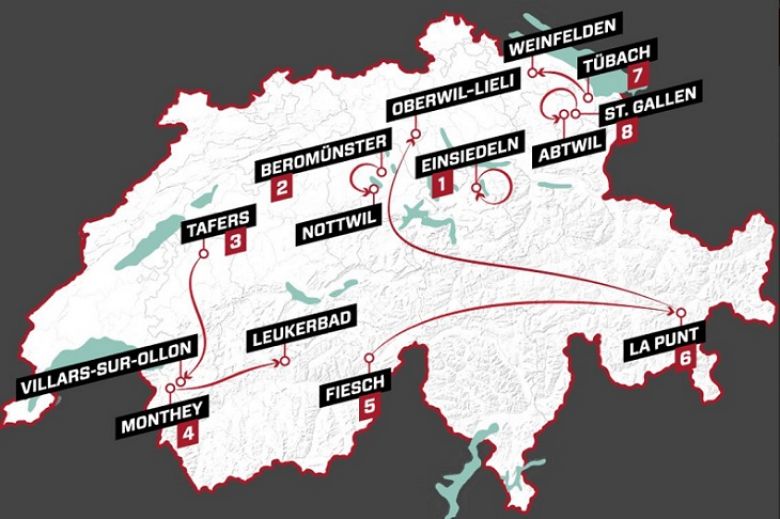 Cyclisme. Tour de Suisse J1... les parcours et profils du 86e Tour