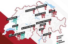 Tour de Suisse - Le 87e Tour de Suisse dès ce dimanche... parcours et profils