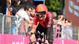 Tour d'Italie - Geraint Thomas : «Beaucoup mieux que le dernier chrono»