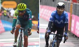 Tour d'Italie - Daniel Felipe Martinez: «Heureusement Quintana m'a aidé...»