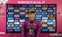 Tour d'Italie - Jonathan Milan, 2e : «C'est de ma faute, je suis désolé»