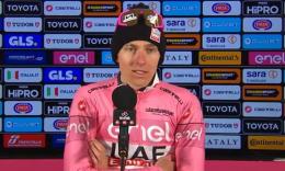 Tour d'Italie - Tadej Pogacar : «J'espère que Geraint Thomas va bien...»