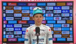 Tour d'Italie - Antonio Tiberi : «Je pense que c'est le début pour moi»