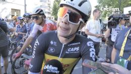 Tour de France - Arnaud De Lie : «Je frotte comme avant, c'est chouette»