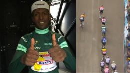 Tour de France - Biniam Girmay : «Fier de gagner avec le maillot vert»