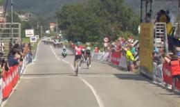 Tour du Val d'Aoste - Federico Biagini gagne la 2e étape, triplé italien