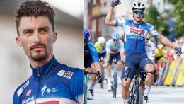 Czech Tour - La 1ère étape pour Luke Lamperti... lancé par Julian Alaphilippe