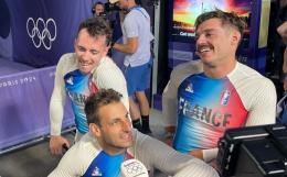 Paris 2024 - Daudet, André, Mahieu... triplé français en BMX Racing !