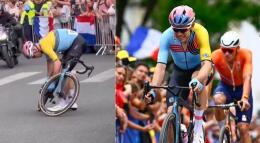 Paris 2024 - Wout van Aert a chuté : «J'ai des sentiments mitigés...»