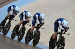 Paris 2024 - La France en lice pour le bronze en poursuite par équipes Hommes