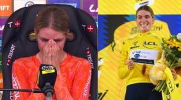 Tour de France Femmes - Demi Vollering, très émue : «Je ne l'ai pas vu venir»