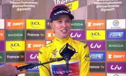 Tour de France Femmes - Katarzyna Niewiadoma, en jaune : «C'est spécial...»