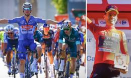 Tour d'Espagne - Kaden Groves remporte la 2e étape ! Van Aert 2e et en Rouge