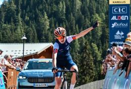 Tour de l'Avenir Femmes - Marion Bunel la 1ère étape et leader... une 1ère !