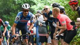 Route - Julian Alaphilippe en leader de la Soudal Quick-Step au Canada