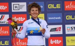 Route - Europe - Paula Ostiz a gagné le chrono Juniors pour 1 seconde