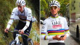 Tour d'Émilie - Tadej Pogacar... avec son nouveau maillot arc-en-ciel