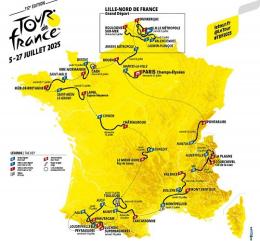 Tour de France - De Lille à Paris... le parcours du 112e Tour de France