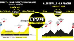 Tour de France - Les parcours et profils de l'Etape du Tour 2025 révélés