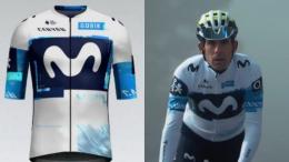 Route - La Movistar officialise son nouveau maillot bleu et blanc