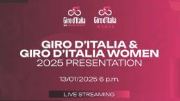 Tour d'Italie - Le LIVE VIDÉO.... la présentation des Giro d'Italia 2025