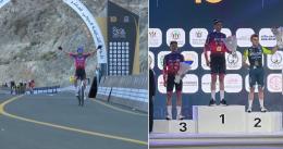 Sharjah Tour - Mario Aparicio remporte la 1ère étape à Kalba en solitaire